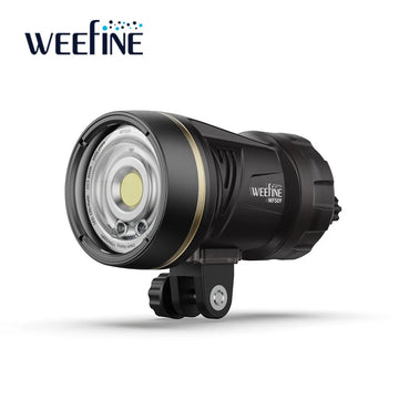 Weefine WFS09 Ring Strobe & 3000-Lumen Video Light Scuba Diving Waterproof Flash Underwater Photography Video Lamp